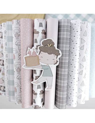 Bloc pequeño 6x8" 1Década de Alúa Cid