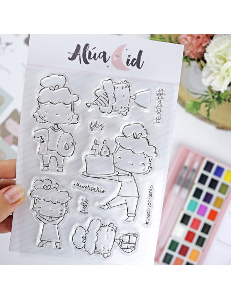 Sello 10 años con Rita, 1Década de Alúa Cid