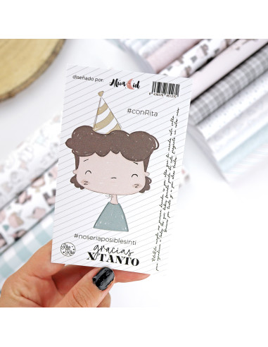 Sello Gracias x Tanto, 1Década de Alúa Cid