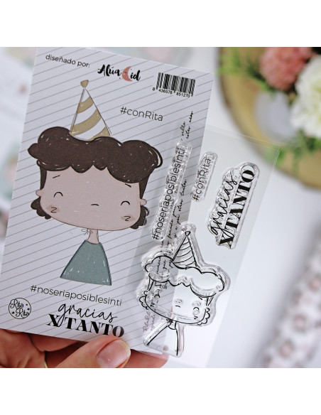 Sello Gracias x Tanto, 1Década de Alúa Cid