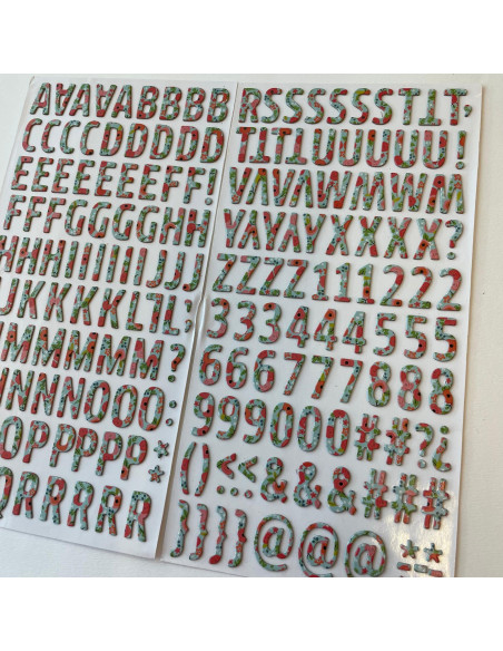 Thickers Abecedario Blooms