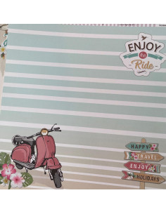 Kit 12x12" Enjoy the Ride de Dayka 2