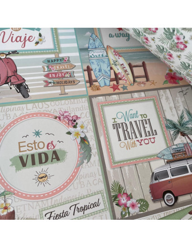 Kit 12x12" Enjoy the Ride de Dayka