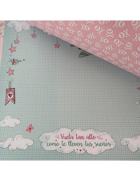 Kit 12x12" Fiesta ROSA de Dayka