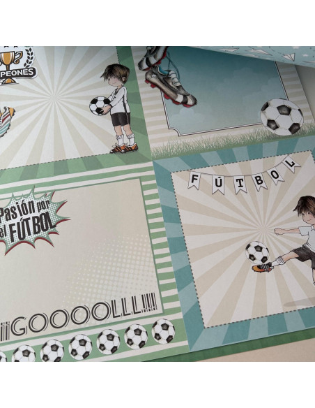 Kit 12x12" Fiesta AZUL de Dayka