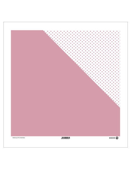 Papel topos Pastel Mauve de Modascrap