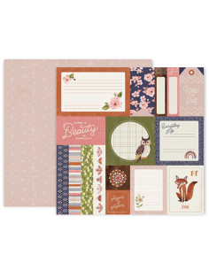 Papel por unidad Again & Again 1 de Pink Paislee