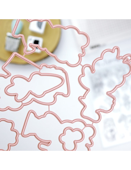 Set de sellos+troqueles Mr Lemon en Verano, de Andrea la gafotas