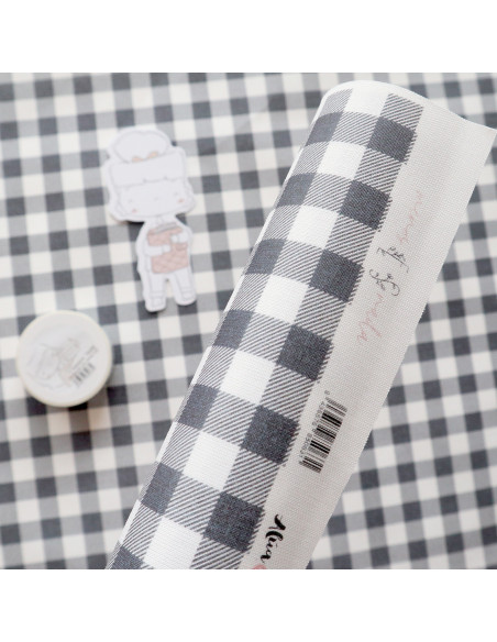 Tela de encuadernar Pizarra, Menos es Nada de Alúa Cid