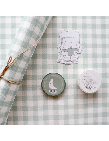 Tela de encuadernar Verde, Menos es Nada de...