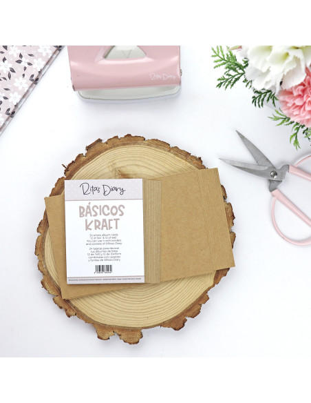 Set de tarjetas básicas Kraft, Rita's Diary