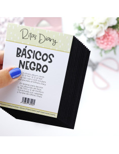 Set de tarjetas básicas Negro, Rita's Diary 2