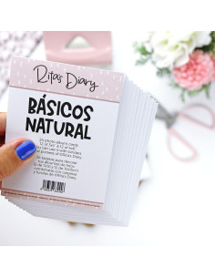 Set de tarjetas básicas Natural, Rita's Diary 2