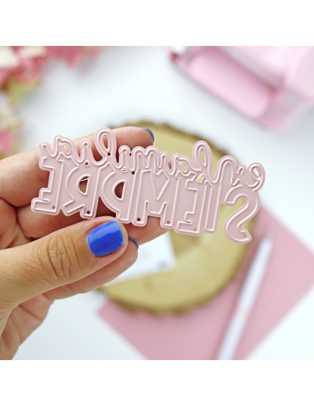 Set de troqueles "En Familia Siempre", Mazapán de Alúa Cid