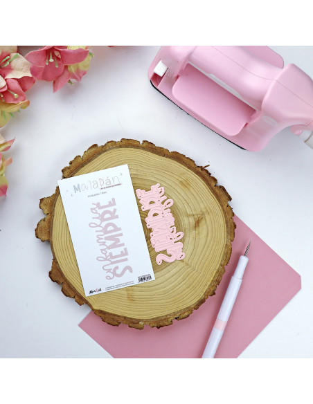 Set de troqueles "En Familia Siempre", Mazapán de Alúa Cid