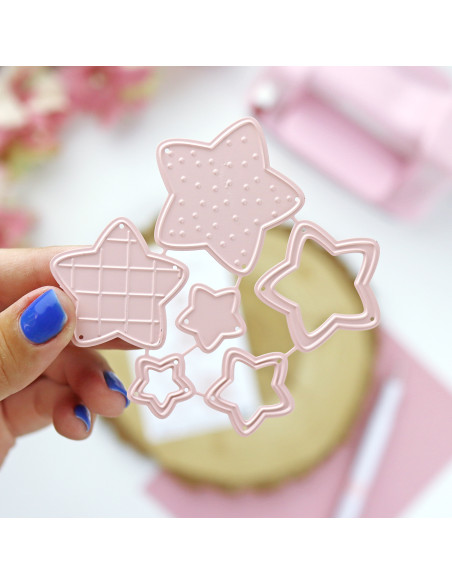 Set de troqueles "Familia Estrellas", Mazapán de Alúa Cid