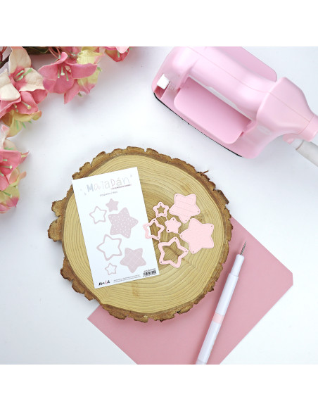 Set de troqueles "Familia Estrellas", Mazapán de Alúa Cid