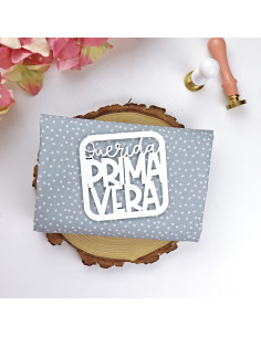 Adorno metacrilato 'Querida primavera', Patio de Alúa Cid