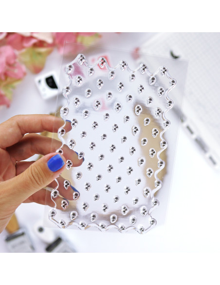 Sello Fondo margaritas, Patio de Alúa Cid