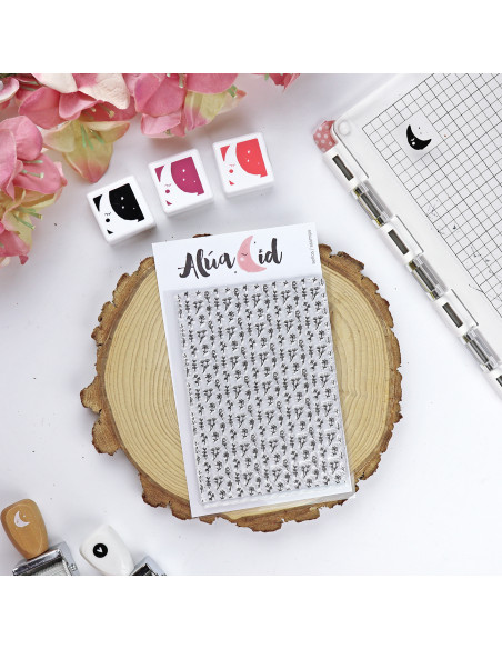 Sello Fondo floral Patio de Alúa Cid