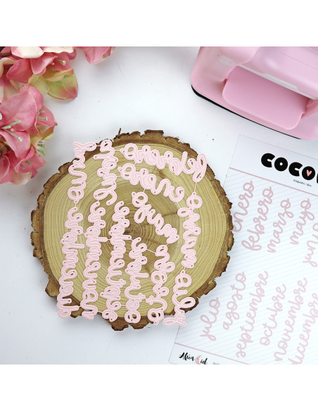 Set de troqueles 'Un mes maravilloso' Alúa Cid