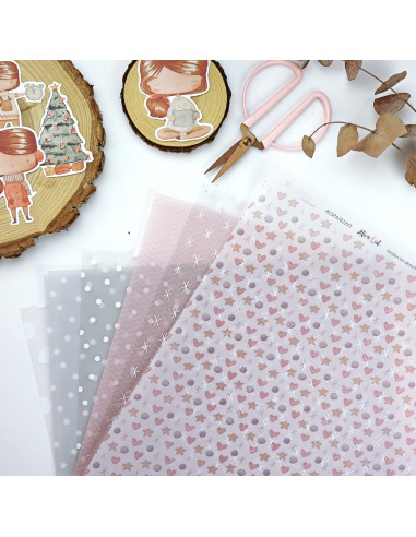 Kit papeles especiales Mazapán de Alúa Cid