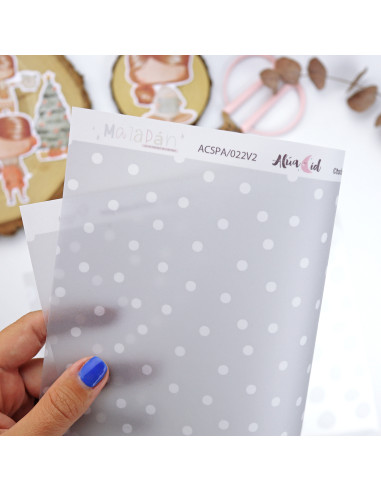 Kit papeles especiales Mazapán de Alúa Cid