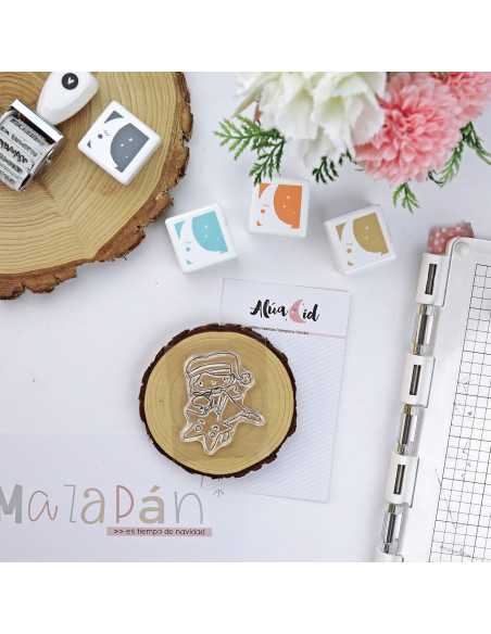 Sello Estrella polar Mazapán de Alúa Cid