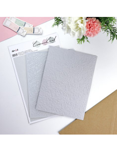 Carpeta de emboss Floral, Comunicard de Alúa Cid