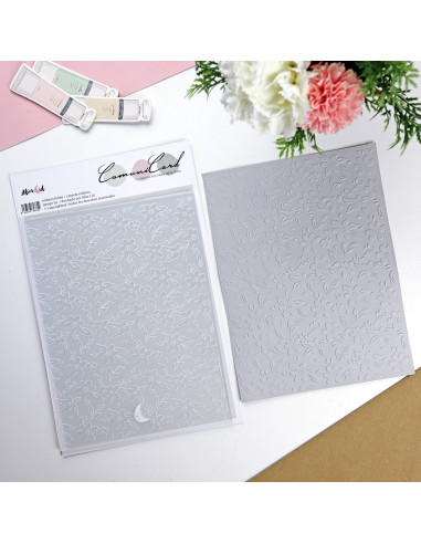 Carpeta de emboss Floral, Comunicard de Alúa Cid