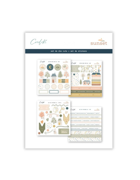 Set de adornos extra SUNSET, Life in a Pocket de Cocoloko