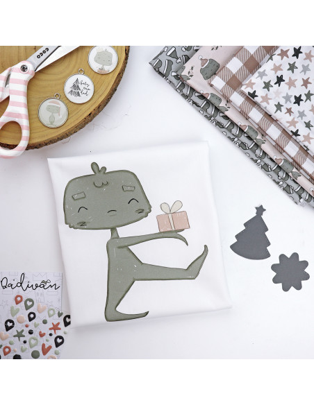 Panel de tela De mi para ti, Dadivan de Alúa Cid