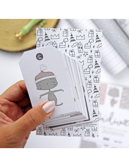 Set de Etiquetas Navideñas, Dadivan de Alúa Cid