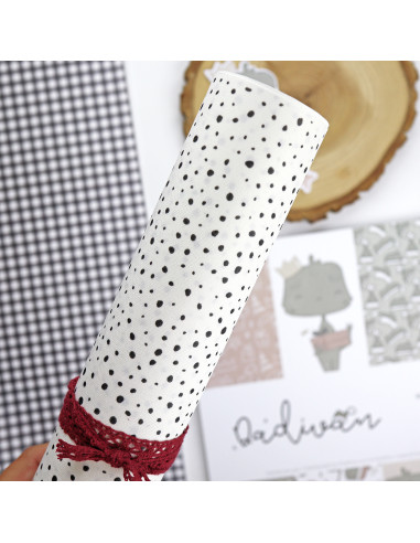 Tela de encuadernar Nieve, Dadivan de Alúa Cid