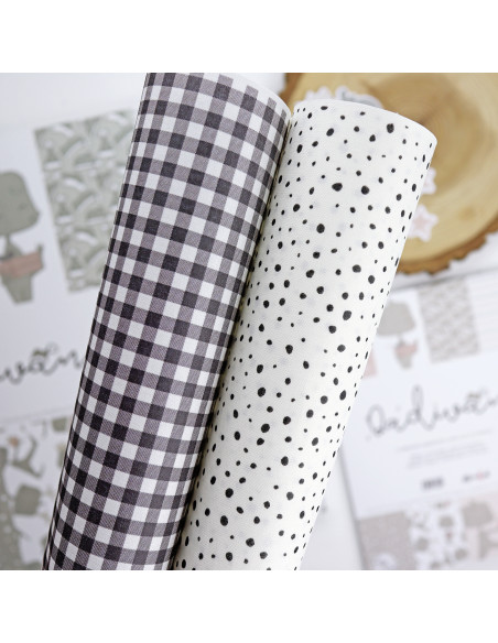 Tela de encuadernar Nieve, Dadivan de Alúa Cid