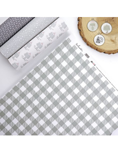 Papel Laminado Vichy Verde, Dadivan de Alúa Cid