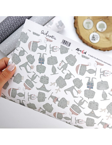 Papel Laminado Popurrí, Dadivan de Alúa Cid