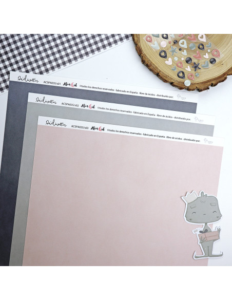 Kit de papeles sólidos Dadivan, de Alúa Cid