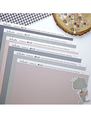 Kit de papeles sólidos Dadivan, de Alúa Cid