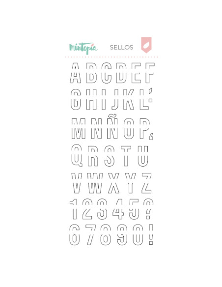 Sello Documenta Alfabeto Trazo de Mintopía