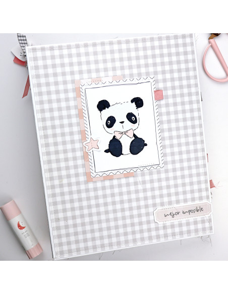 1,2,3 Taller! Álbum Bebé Rosa, Pequeño Panda de Alúa Cid