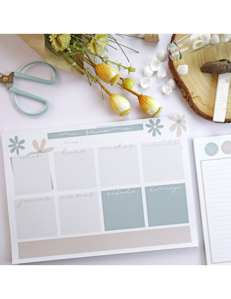 Planificador semanal Pe de Pepa