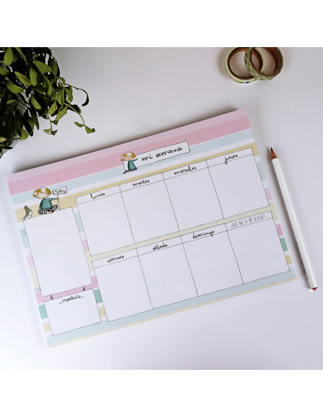 Planificador Semanal Celia de Alúa Cid