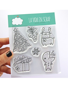 Sello Tiempo de regalos de LVS
