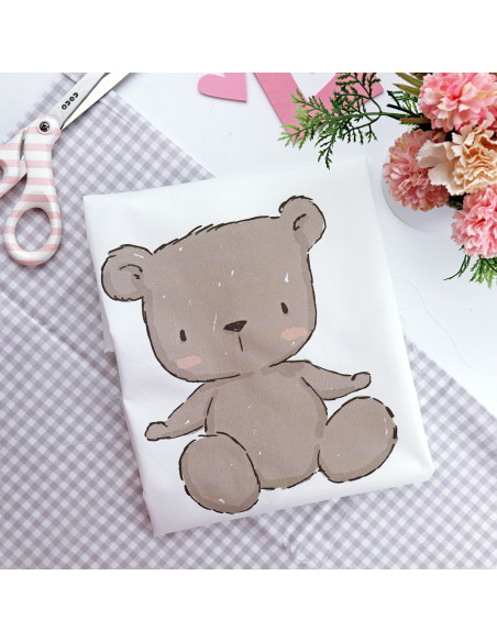 Panel de tela Pardo, de Pequeño Panda TARA!