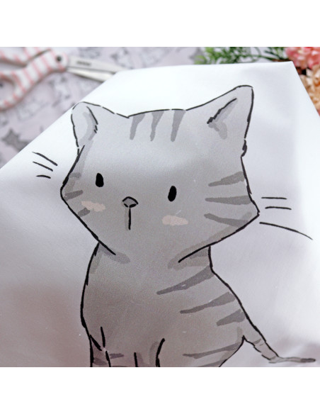 Panel de tela Kitty, de Pequeño Panda TARA!