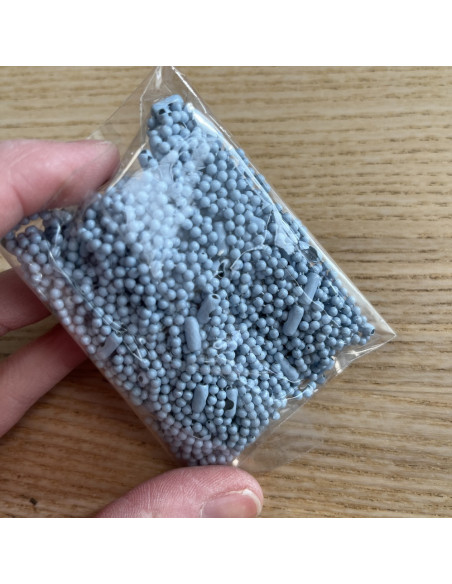 100 Cadena de Bolitas Azul Bebé Rita Rita