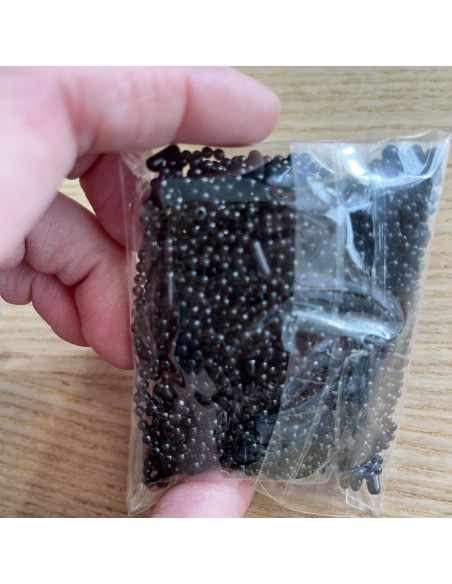 100 Cadena de Bolitas negro Rita Rita