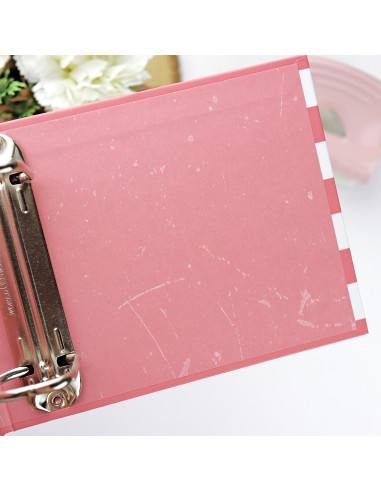 Carpeta 4x4'' Listas Coral