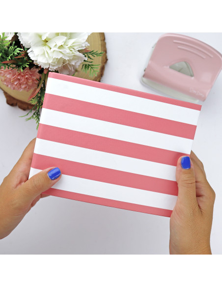 Carpeta 4x4'' Listas Coral